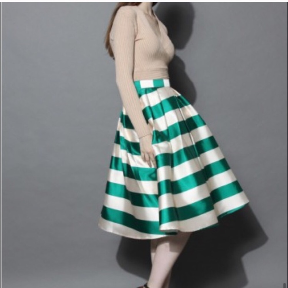 Chicwish Scottish Striped Skirt